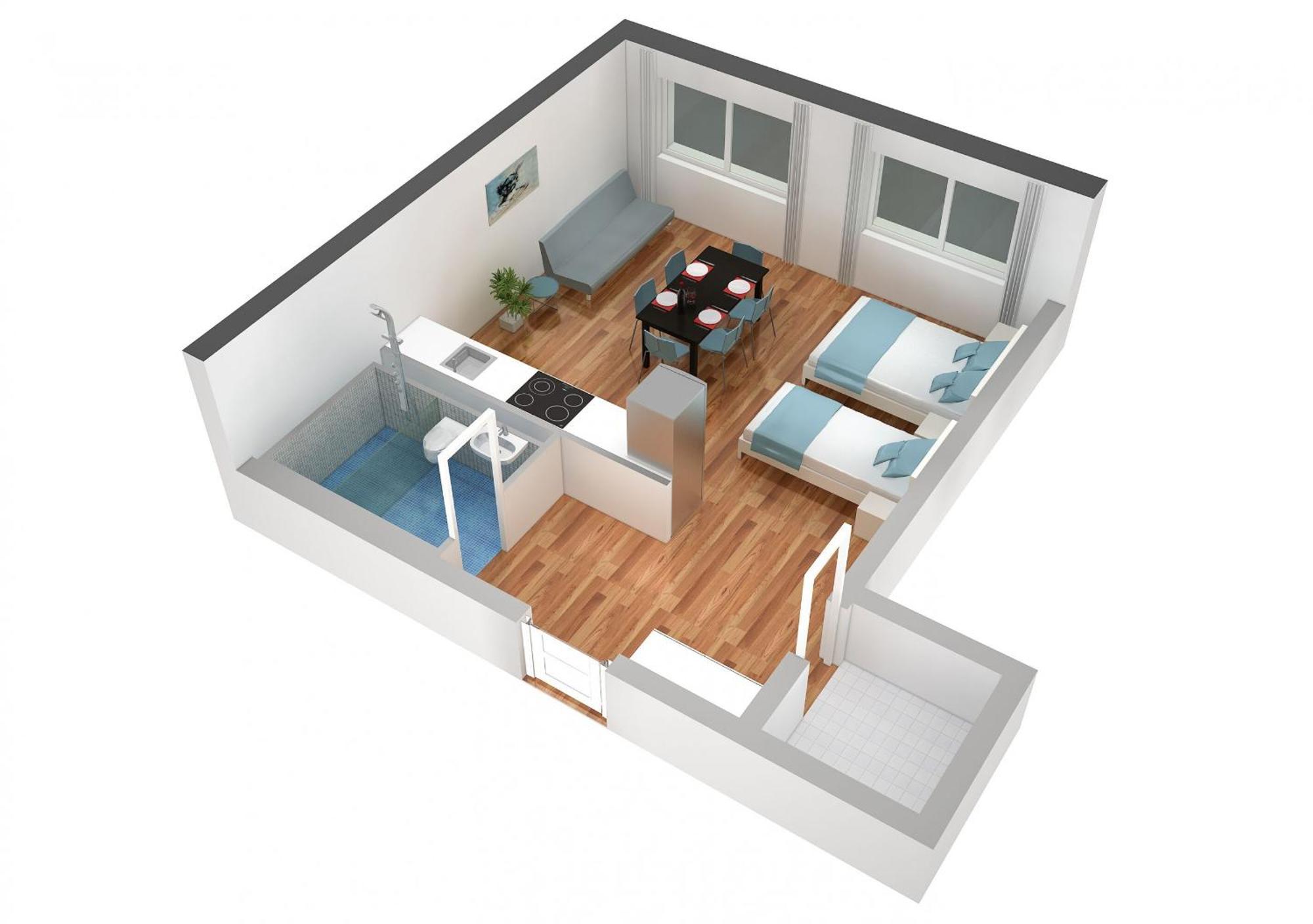 Apartment Hitrental Messe Basel